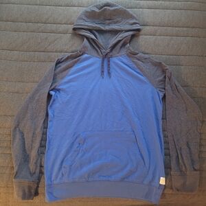 American Eagle Outfitters Blue and Dark Gray Hoodie
